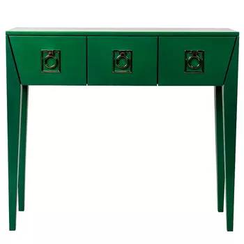 Зеленая консоль Сontemporary Art Deco