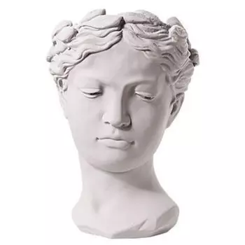 Ваза Female Bust white