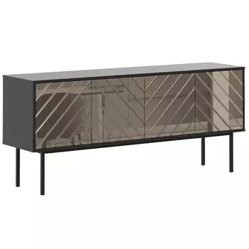 ТВ-тумба с зеркальным декором Serena TV-Stand