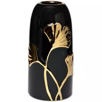 Ваза керамическая black with decor 25
