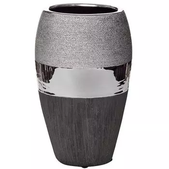 Ваза Maelis black and silver