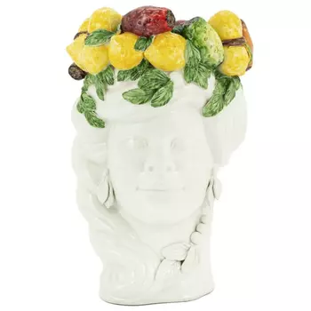 Ваза No Face Head Vase Lady Mix Natural