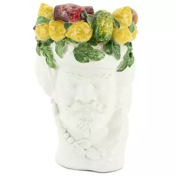 Ваза No Face Head Vase Man Mix Natural
