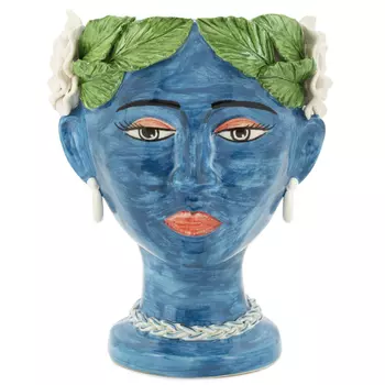 Ваза VASE HEAD SELVA COLOR dark blue