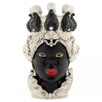 Ваза Vase Moro Lady Black Big