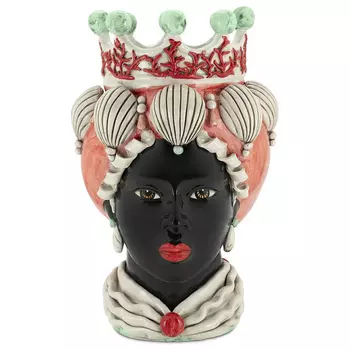 Ваза Vase Moro Lady Coral Green Red