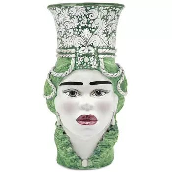 Ваза Vase Moro Lady Giant Ornate Green
