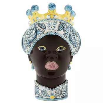 Ваза Vase Moro Lady Ornate Light Blue