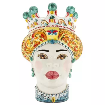 Ваза Vase Moro Lady Ornate White Face Mix