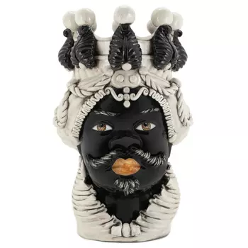 Ваза Vase Moro Man Black Big
