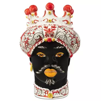 Ваза Vase Moro Man Ornate Red