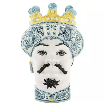 Ваза Vase Moro Man Ornate White Face