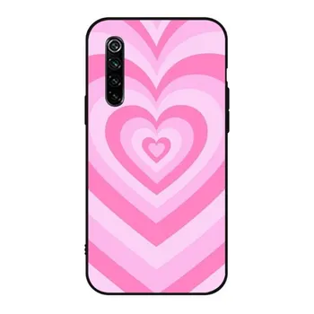 Чехол для телефона Cool Heart Circle для Realme GT 2 9i 8i 7i Pro X50 X2 C35 C21 C20 C11 C3 Мягкий черный чехол для телефона Realme GT NEO 3