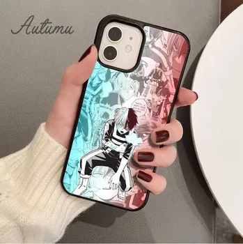 Чехол для телефона Shoto Todoroki My Hero Academia для iPhone 11 12 13 14 Pro Max mini XR XS SE 2020 7 8 Plus Galaxy S21 S22 iPhone 6plus