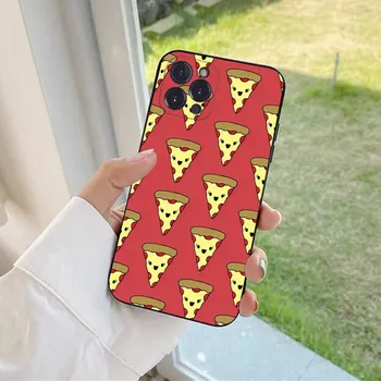 YNDFCNB забавный чехол для телефона с пиццей для iPhone 6 7 8 Plus 11 12 13 14 Pro SE 2020 MAX Mini X XS XR задняя крышка Funda 6plus or 6s plus