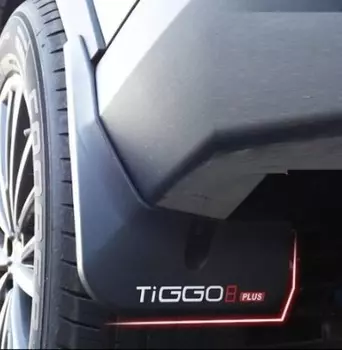 Комплект брызговиков (с логотипом) Kust KST00218 для Chery Tiggo 8 Pro 2021-