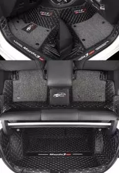 Комплект ковриков в салон и багажник, черно-серые XHF-F168 XHF00106 Mazda CX-30 2020-