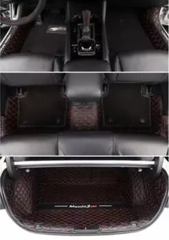 Комплект ковриков в салон и багажник, красные XHF-F168 XHF00108 Mazda CX-30 2020-