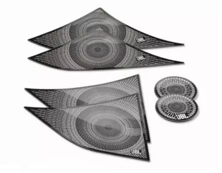 Комплект крышок на динамики, черные You Qiang QNG00248 для Hyundai Sonata (8G) DN8 2020-