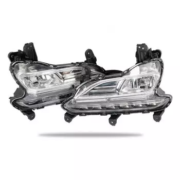 Комплект противотуманных фар Wellshape WS-14515-C для Hyundai Santa Fe (3G) рест. 2015-