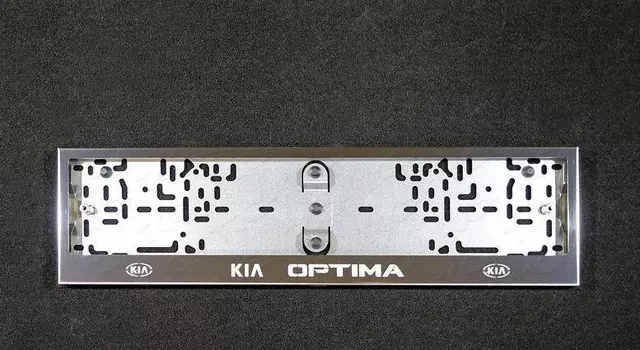 Комплект рамок номерного знака TCC KIAOPT-01N для KIA Optima 2018 -