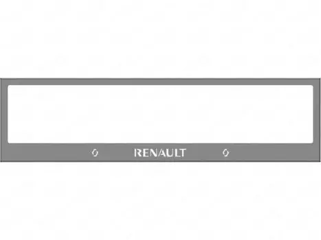 Комплект рамок номерного знака TCC RN1RENAULT для Renault Dokker 2017 -