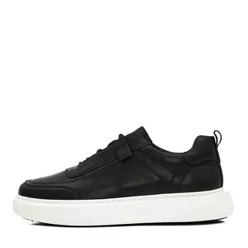 Черные кеды из кожи