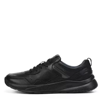 Черные кроссовки из кожи