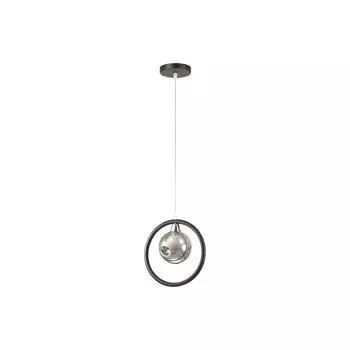 Подвесной светильник magno (odeon light) серебристый 24x120x12 см.