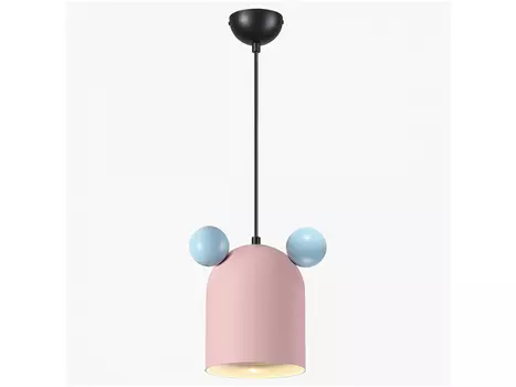 Подвесной светильник mickey (odeon light) розовый 149 см.