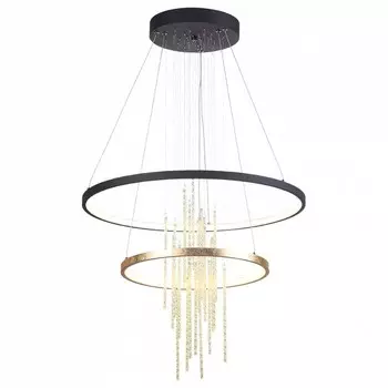 Подвесной светильник monica (odeon light) золотой 150.0 см.