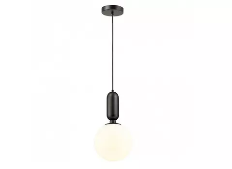 Подвесной светильник okia (odeon light) черный 150 см.