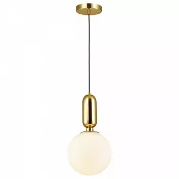 Подвесной светильник okia (odeon light) золотой 150 см.