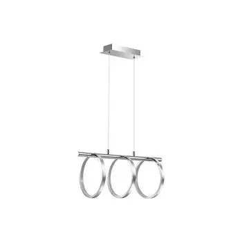 Подвесной светильник ringgi (odeon light) серебристый 60x120x25 см.