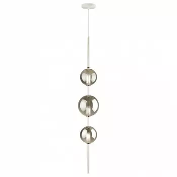 Подвесной светильник lazia (odeon light) белый 166 см.