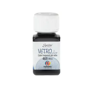 Краска по стеклу Ferrario "Vetro Color" 50 мл Голубой №469