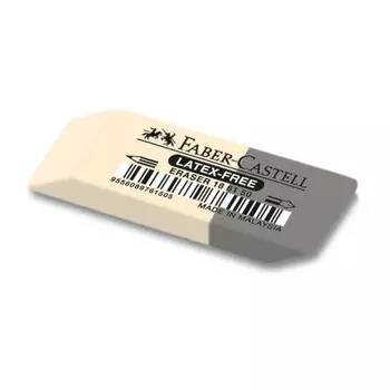 Ластик Faber-castell 7061 для графитных каранд и чернил из каучука двусторонний