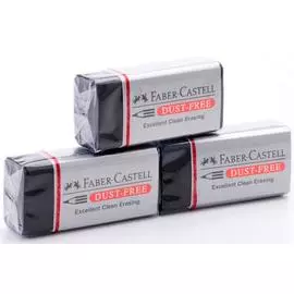 Ластик Faber-castell Dust Free для графитных карандашей черный