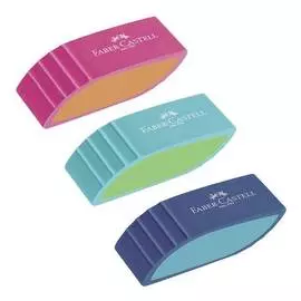 Ластик Faber-Castell "PVC-free", скошенный, в пленке, 50*22*13 мм