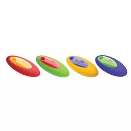Ластик Faber-castell, резина, овальный, пласт.держ, цв. , 60х30х10 мм