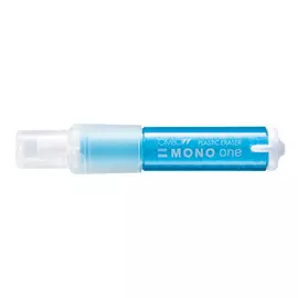 Ластик-карандаш Tombow "Mono one" корпус прозрачный, синий