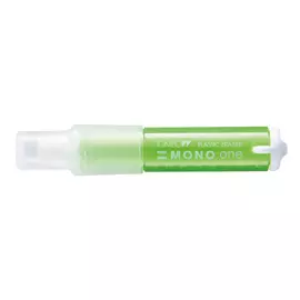 Ластик-карандаш Tombow "Mono one" корпус прозрачный, зеленый