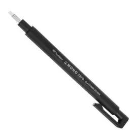 Ластик-ручка Tombow Mono Zero Eraser круглый наконечник, черный, d-2,3 мм