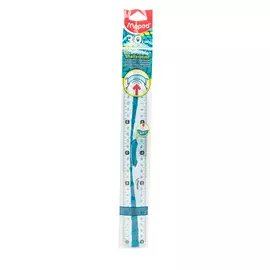 Линейка Maped Flex 30 см, не ломающаяся, прозрачная