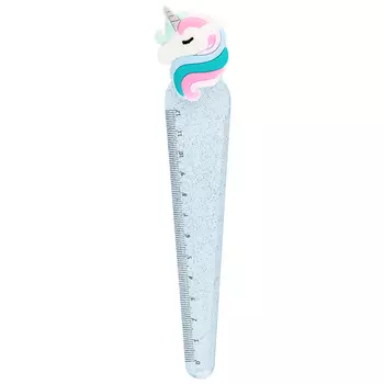 Линейка с топпером MESHU "Unicorn" 12 см, европодвес