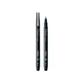 Линер Touch Liner Chisel перо скошенное, серый холодный