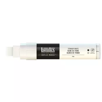 Маркер акриловый Liquitex "Paint marker Wide" 15 мм, Белила титановые