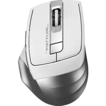 Мышь A4Tech Fstyler FB35 белый/серый оптическая (2000dpi) беспроводная BT/Radio USB (6but)