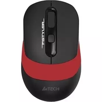 Мышь A4Tech Fstyler FG10, черный/красный, оптическая (2000dpi)