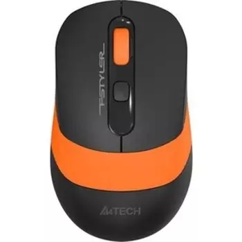 Мышь A4Tech Fstyler FG10S, черный/оранжевый, оптическая (2000dpi)